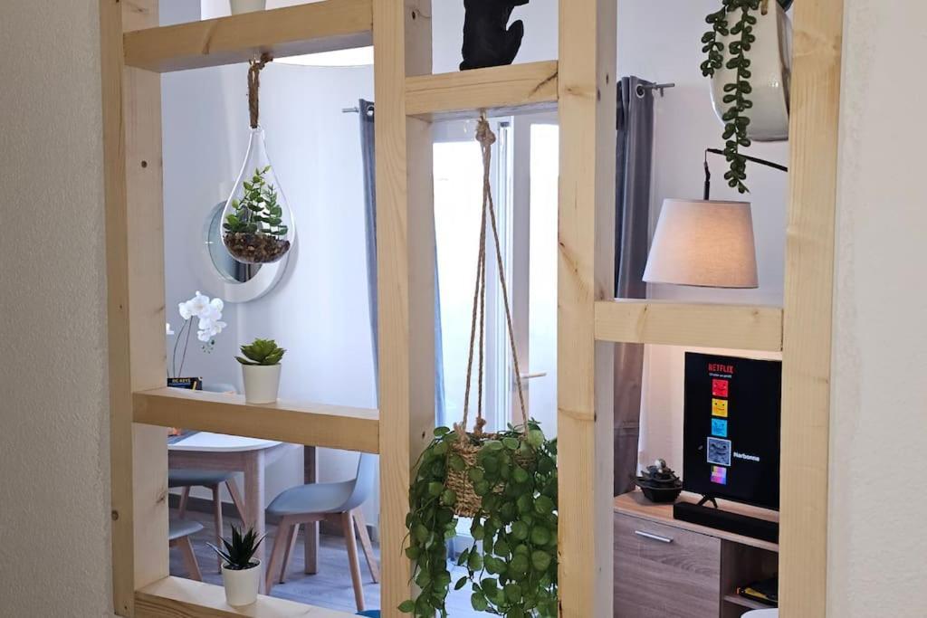 纳博讷L'Orchidee, Proche De La Gare Avec Clim Et Terrasse公寓 外观 照片